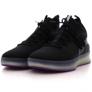 puma clyde court black purple